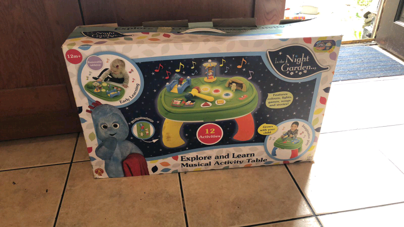 in the night garden explore and learn musical activity table